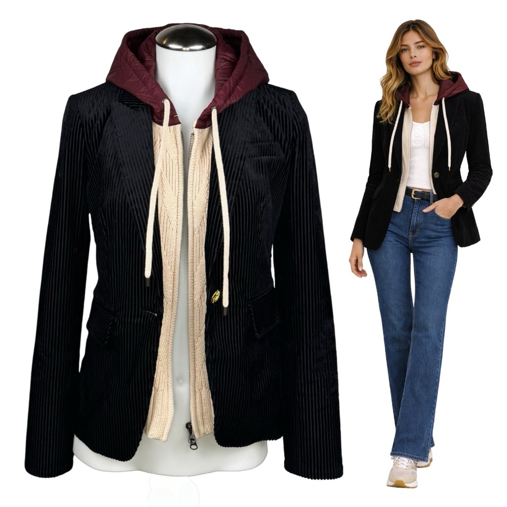 $695 New VERONICA BEARD Dickey Blazer Jacket Sz 0 Black